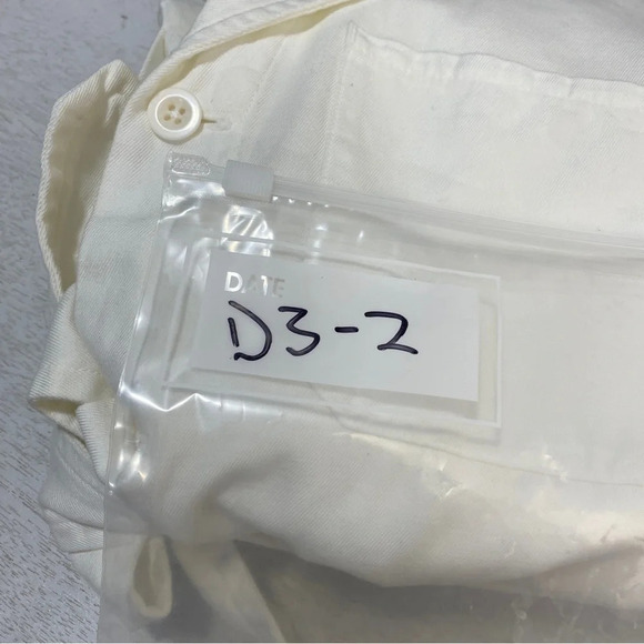 NILI LOTAN White Ariana Tie Front Utility Belted Playsuit Romper XS Cotton Linen - Picture 15 of 15